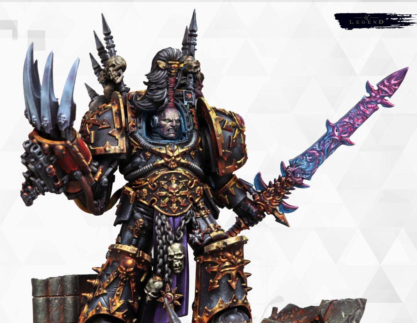 Abaddon the Despoiler - Warmaster of Chaos - Lil Legend Studio