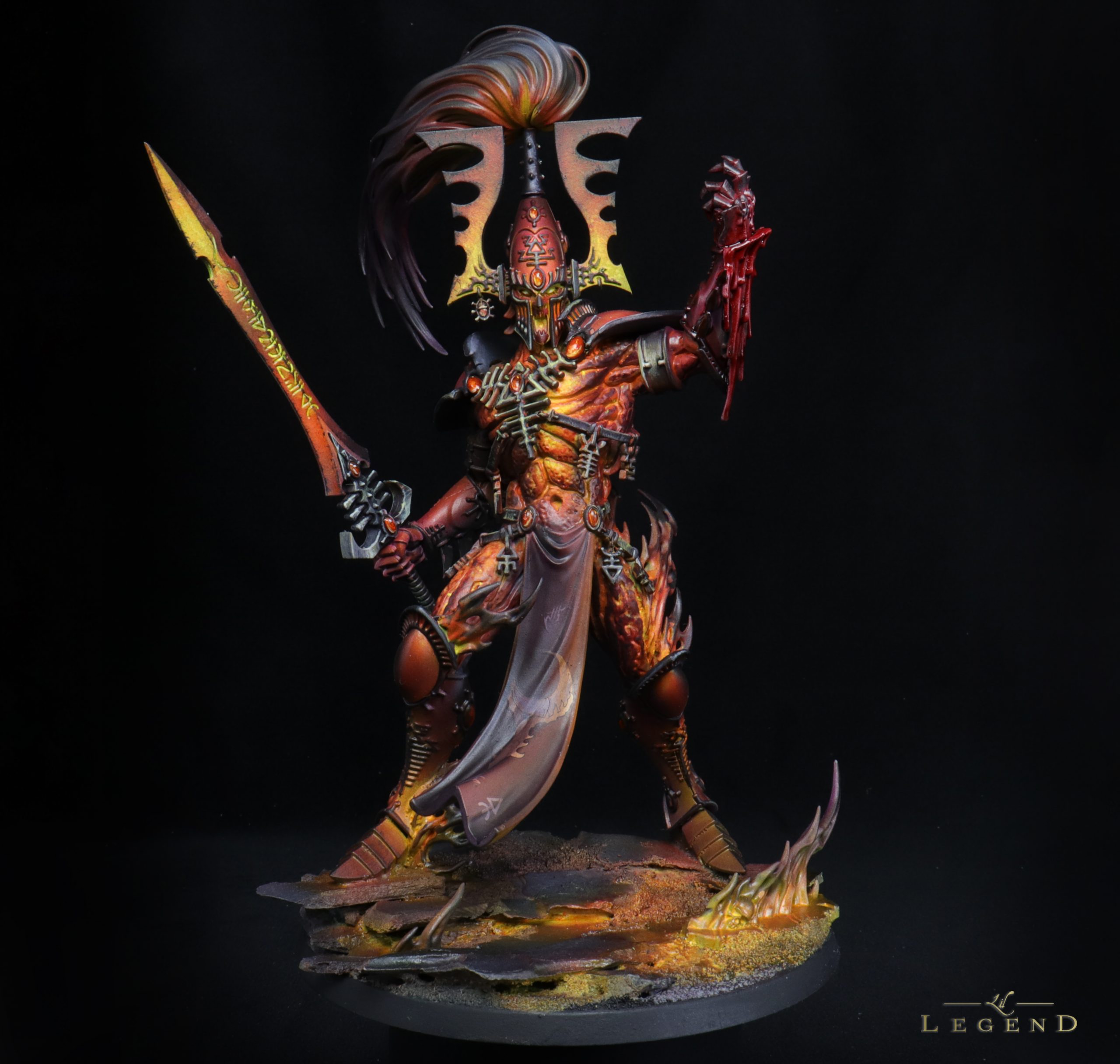 The Avatar of Khaine Completed  Prots War in the Warp
