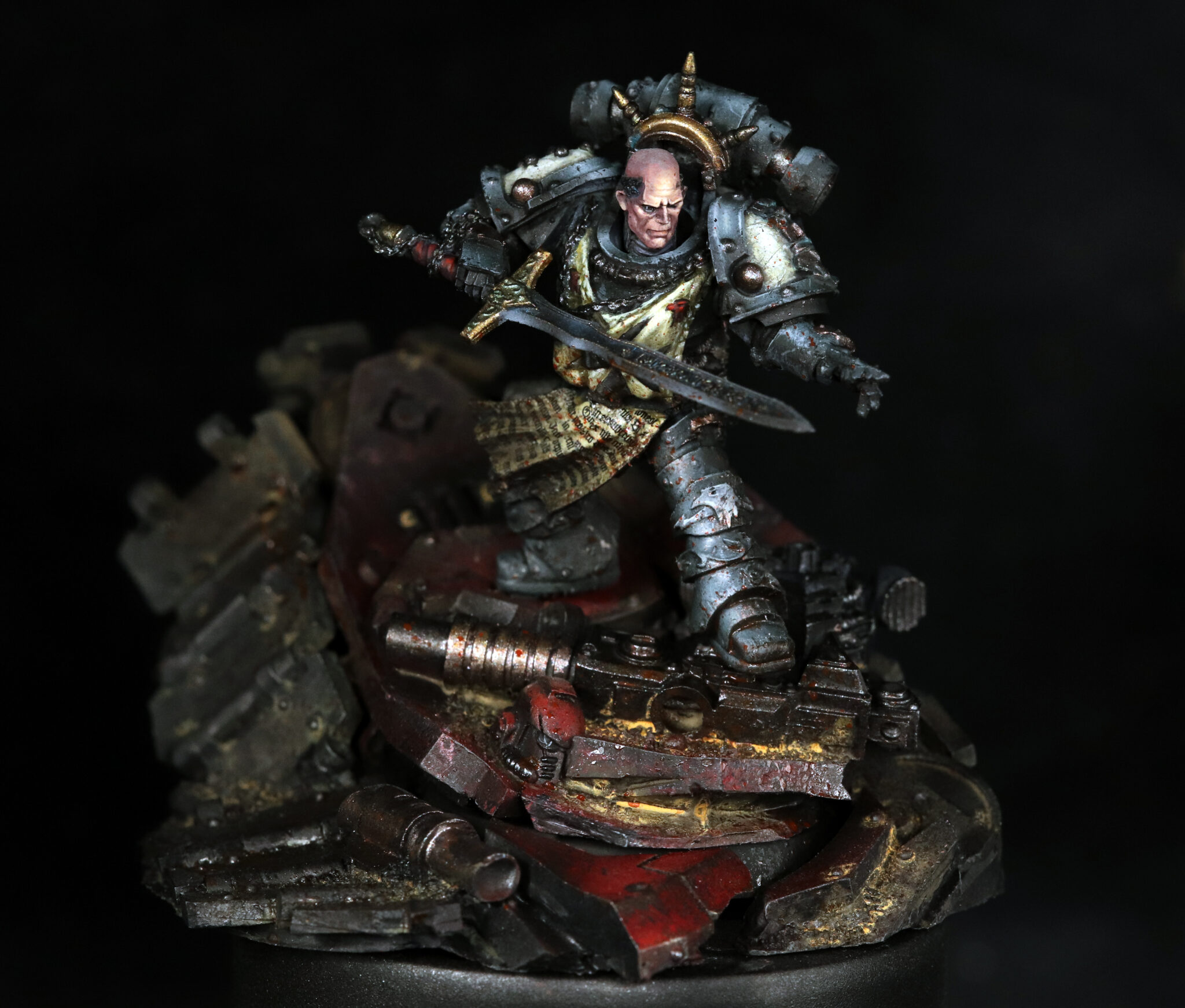 Sigismund The First Black Templar and the Eternal Crusader Lil