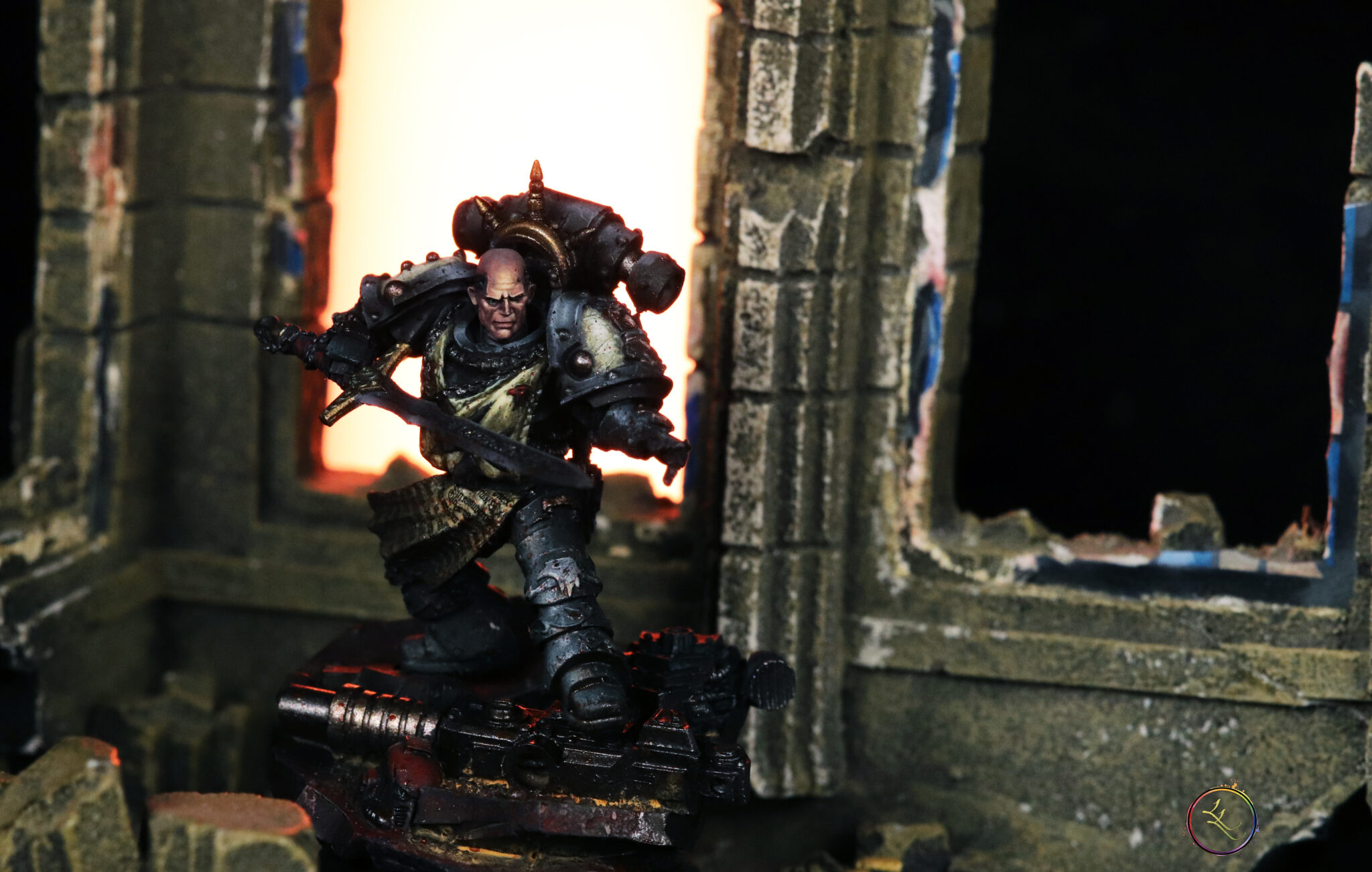 Sigismund The First Black Templar and the Eternal Crusader Lil