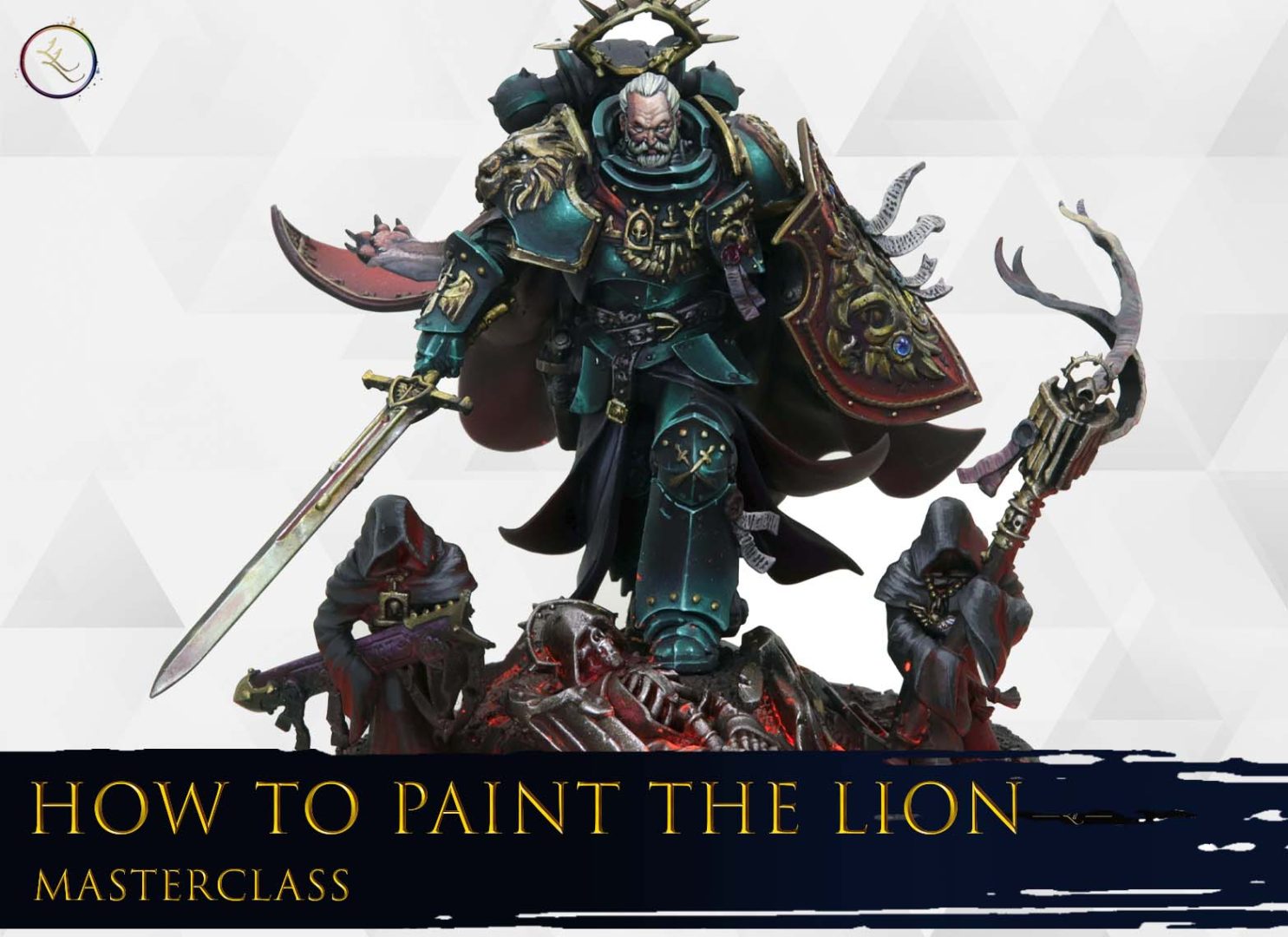 How to Paint Lion El'Johnson, the Lion 40K Tutorial Lil Legend Studio